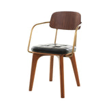 Utility Armchair: Natural Walnut