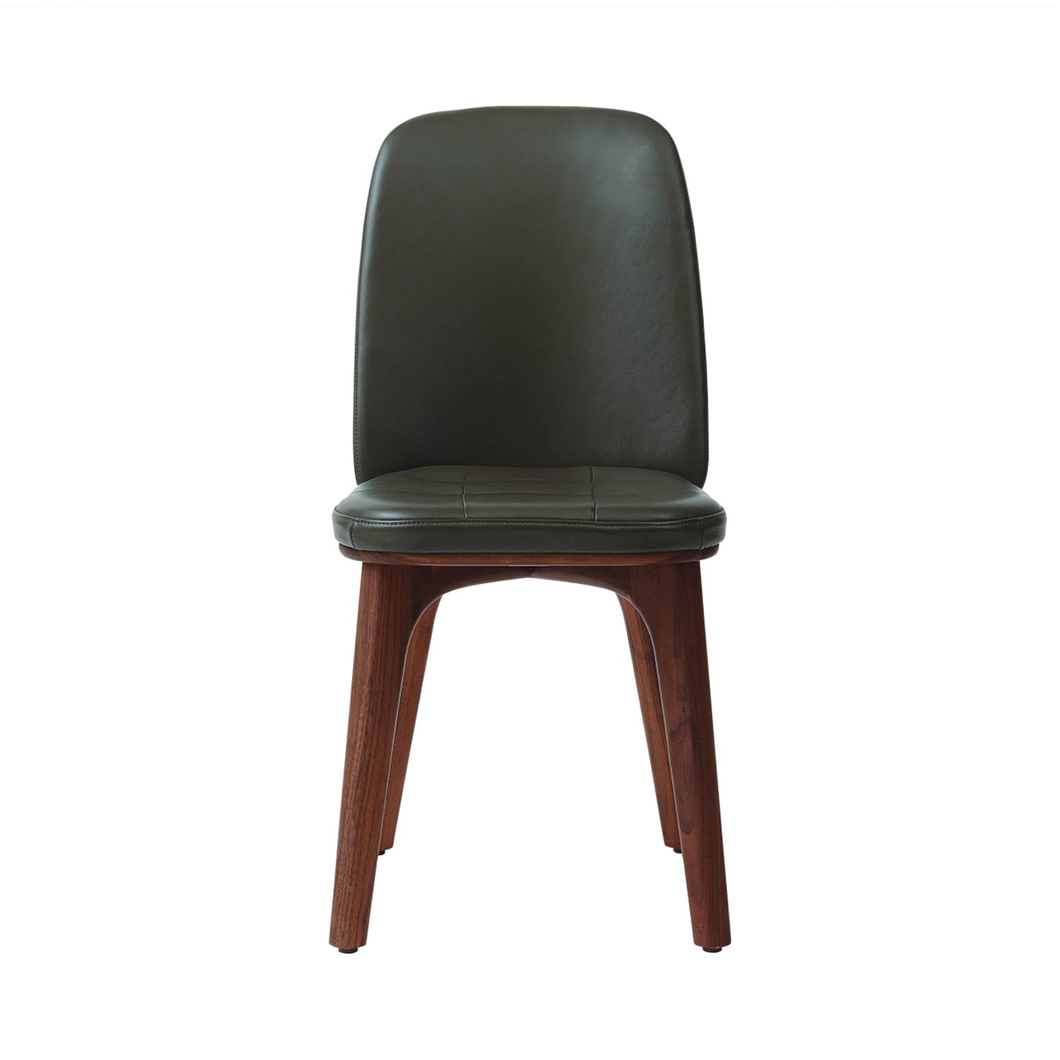 Utility Highback Dining Chair: Natural Walnut