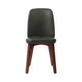 Utility Highback Dining Chair: Natural Walnut