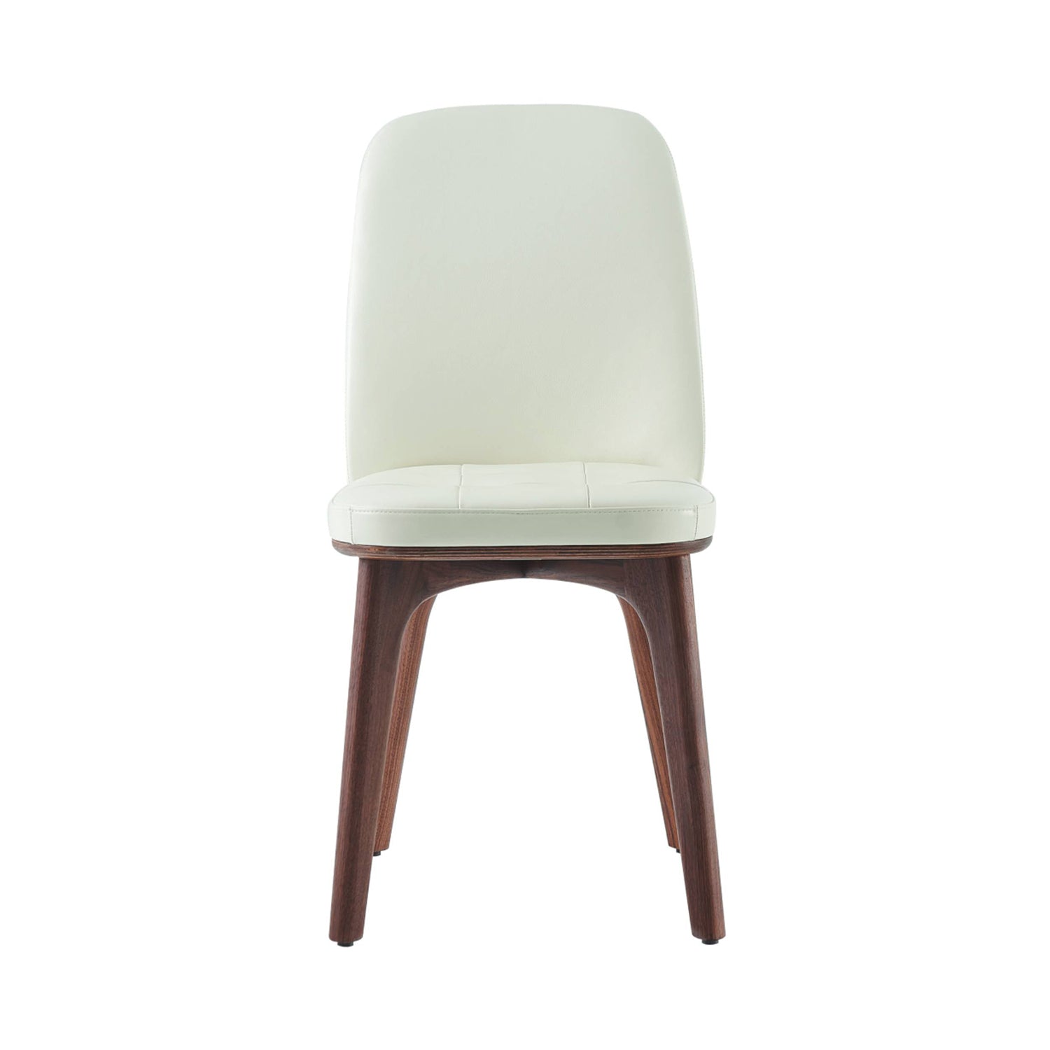 Utility Highback Dining Chair: Natural Walnut