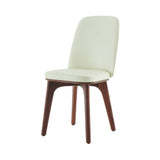 Utility Highback Dining Chair: Natural Walnut