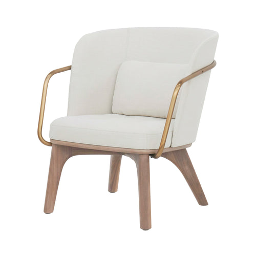Utility Lounge Chair: Full Back + Soaped Walnut