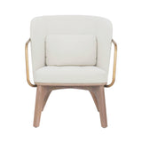 Utility Lounge Chair: Full Back + Soaped Walnut