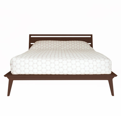 Valentine Bed: Stained Walnut