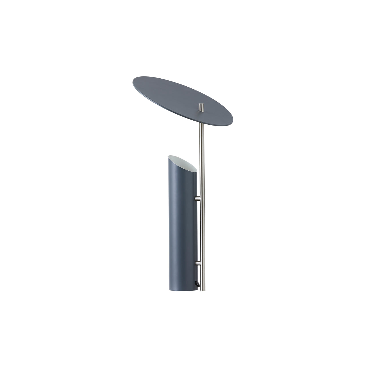 Reflect Table Lamp: Grey + Satin