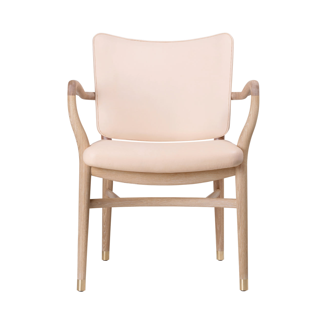VLA61 Monarch Chair: White Oiled Oak