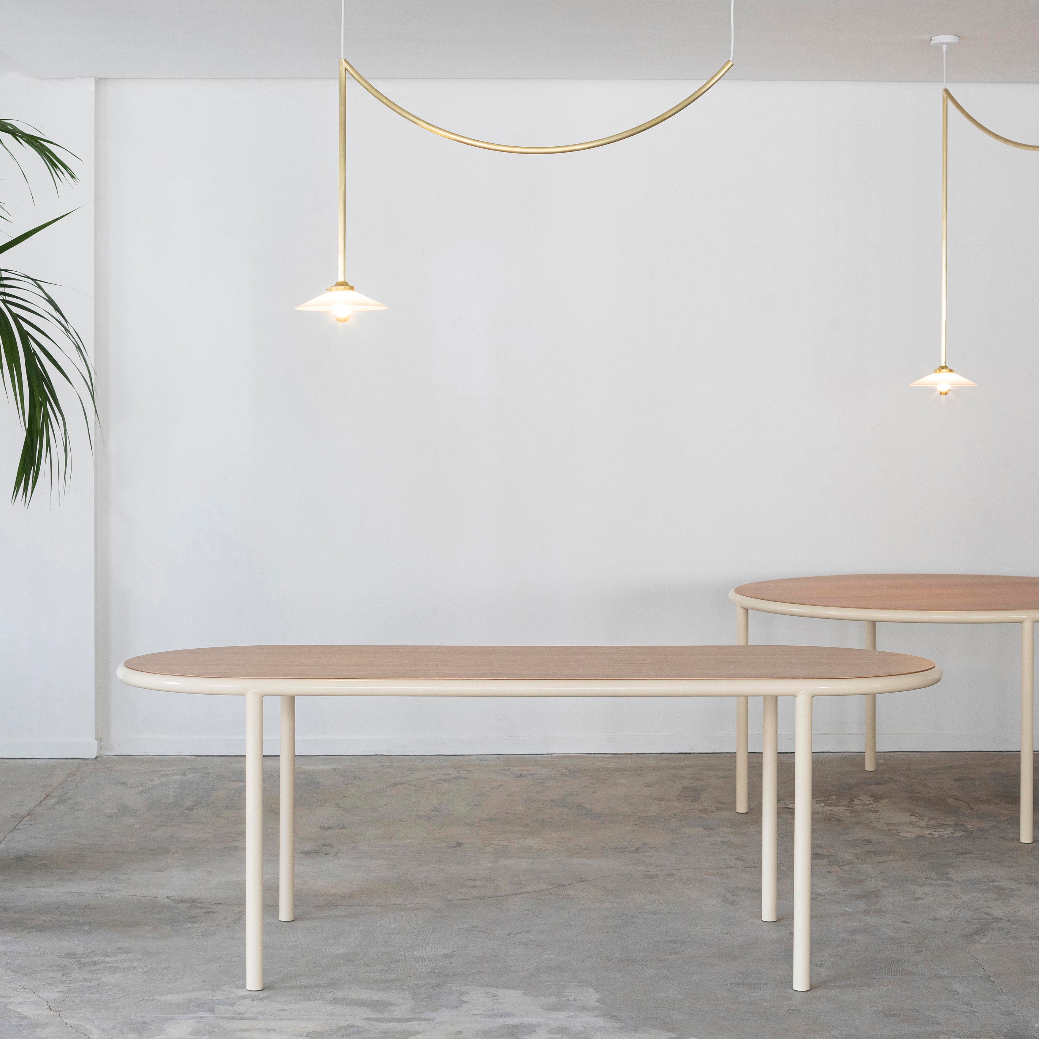 Wooden Table: Oval
