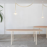 Wooden Table: Oval