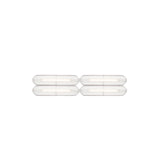 Vale System Ceiling/Wall Light: Horizontal + Side-to-End + Rust + Vale 4 SE