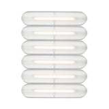 Vale System Ceiling/Wall Light: Horizontal + Side-to-Side + Vale 6 + Anthracite