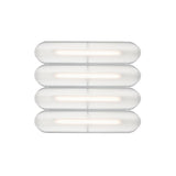 Vale System Ceiling/Wall Light: Horizontal + Side-to-Side + Vale 4 + Anthracite