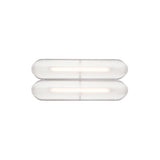 Vale System Ceiling/Wall Light: Horizontal + Side-to-Side + Vale 2 + Rust