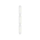 Vale System Ceiling/Wall Light: Vertical + End-to-End + Vale 3 + Rust
