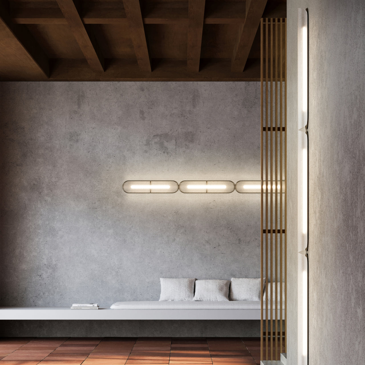 Vale System Ceiling/Wall Light: Vertical + End-to-End + LS