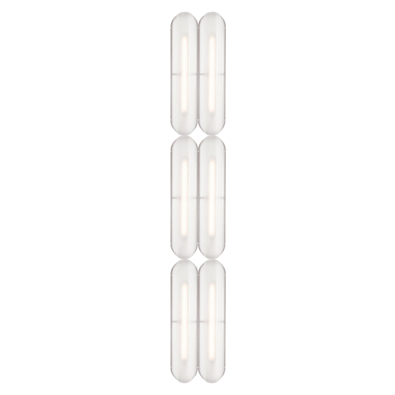 Vale System Ceiling/Wall Light: Vertical + Side-to-End + Rust + Vale 6