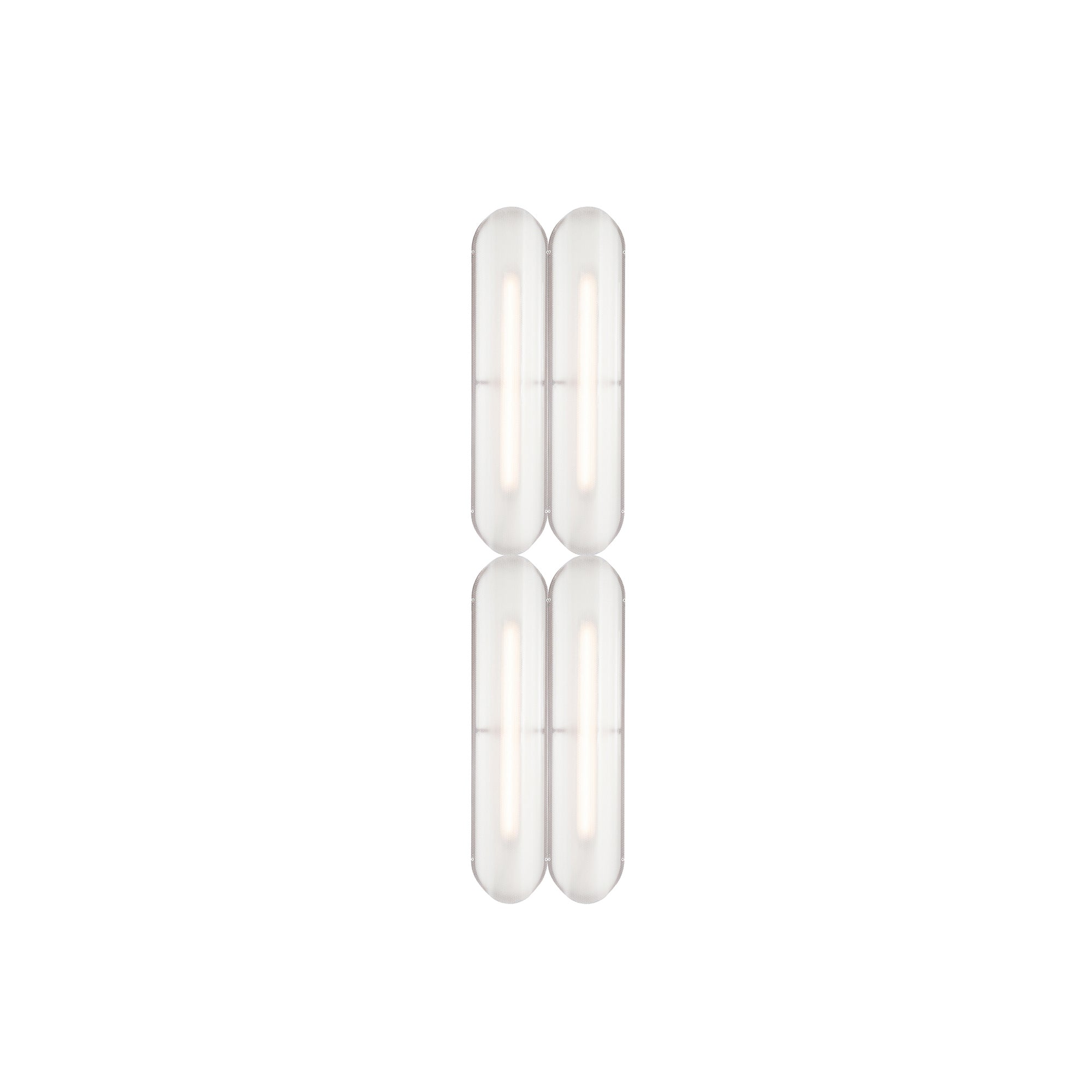 Vale System Ceiling/Wall Light: Vertical + Side-to-End + Rust + Vale 4