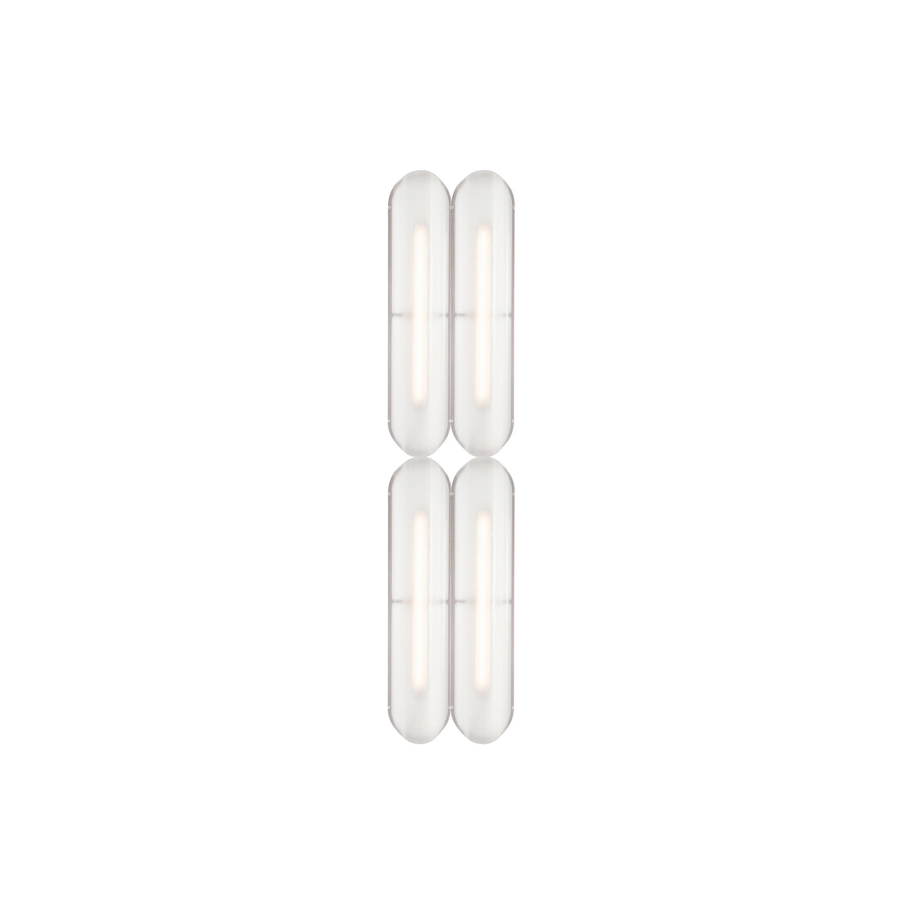 Vale System Ceiling/Wall Light: Vertical + Side-to-End + Rust + Vale 4