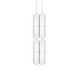 Vale System Pendant Light: Vertical + Side-to-End + Anthracite + Vale 4- SE