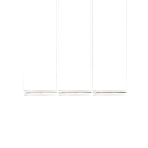 Vale System X-Axis Pendant Light: Horizontal + End-to-End + Vale 3 + Anthracite