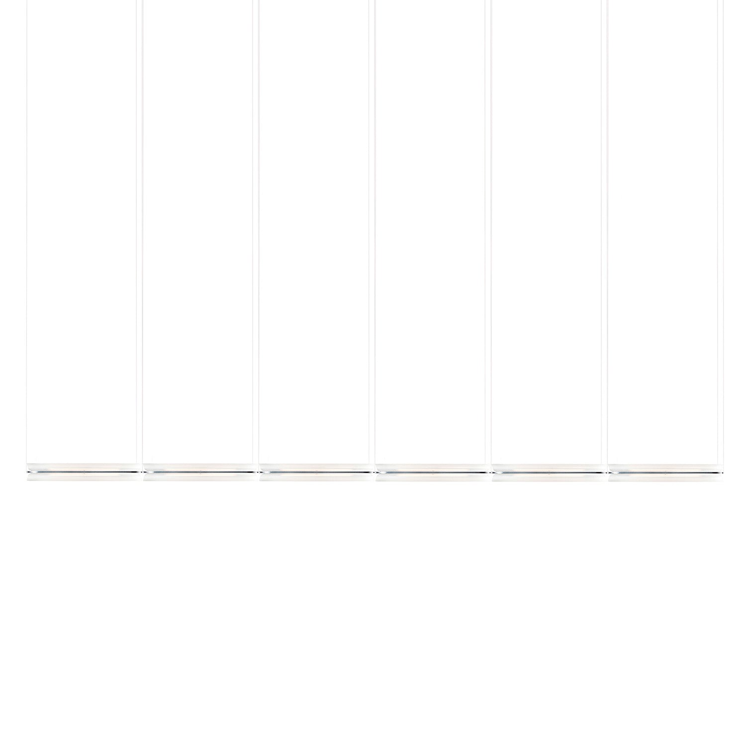 Vale System X-Axis Pendant Light: Horizontal + End-to-End + Vale 6 + Anthracite