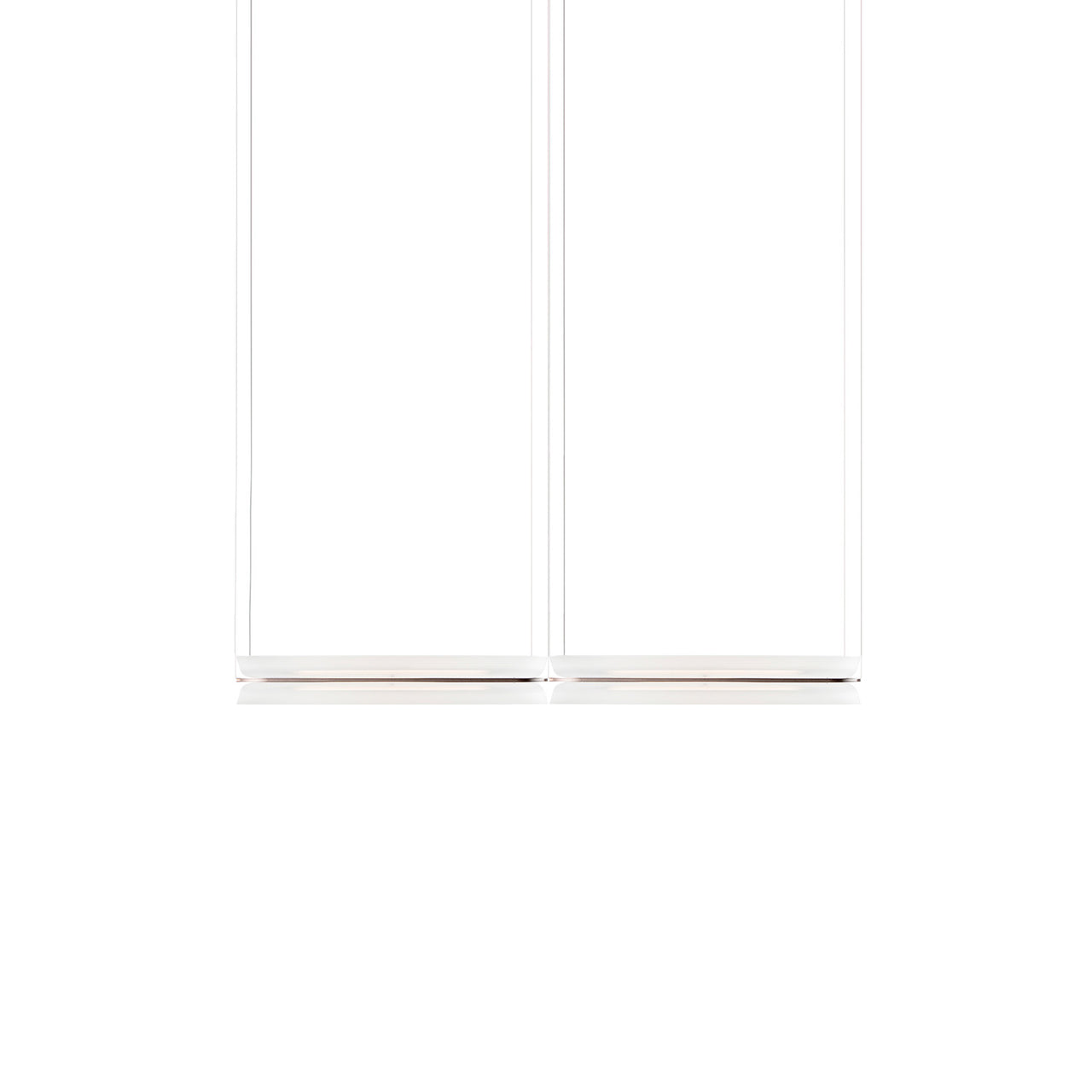 Vale System X-Axis Pendant Light: Horizontal + End-to-End + Vale 2 + Rust
