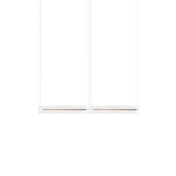 Vale System X-Axis Pendant Light: Horizontal + End-to-End + Vale 2 + Rust