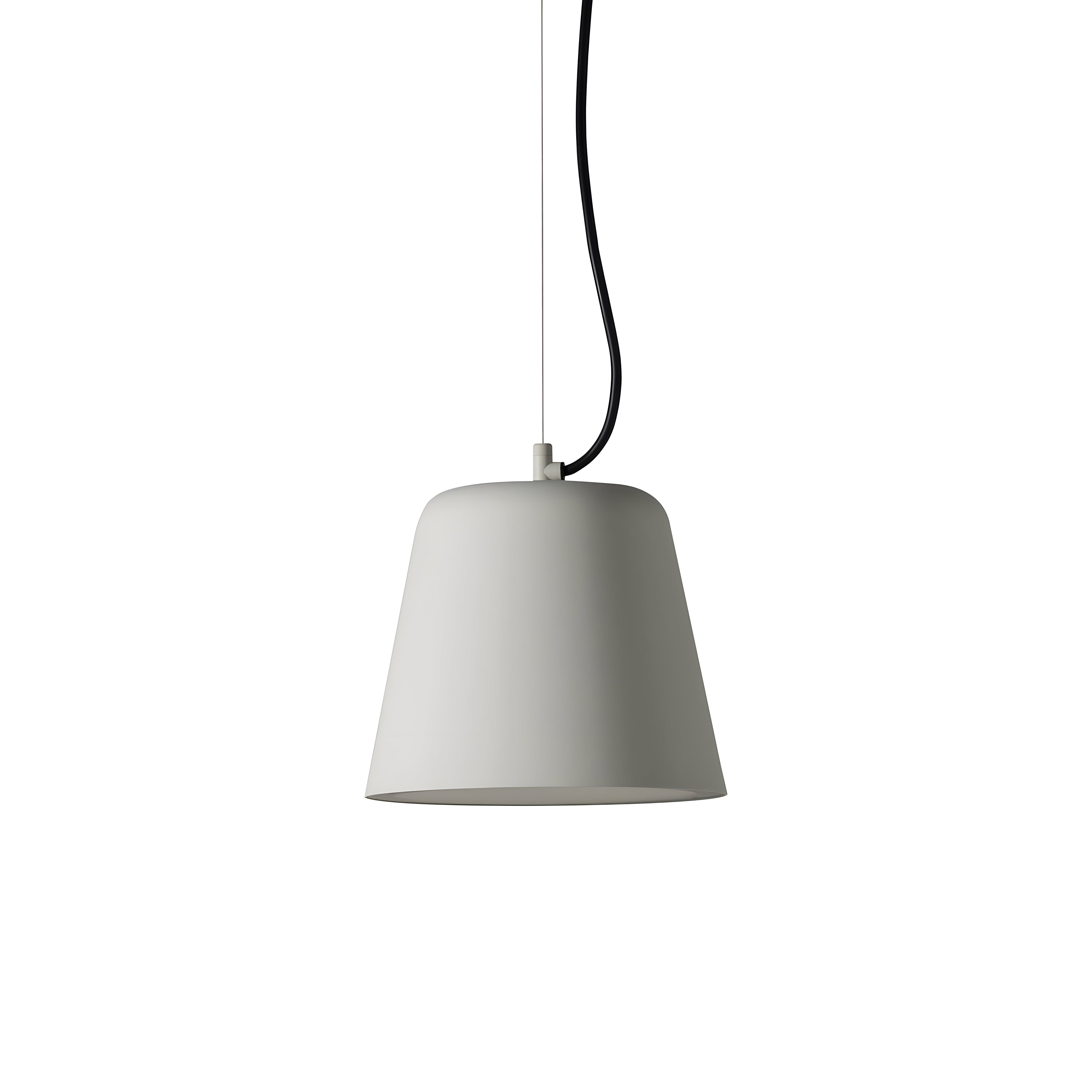 Vaso Pendant Lamp: White Grey
