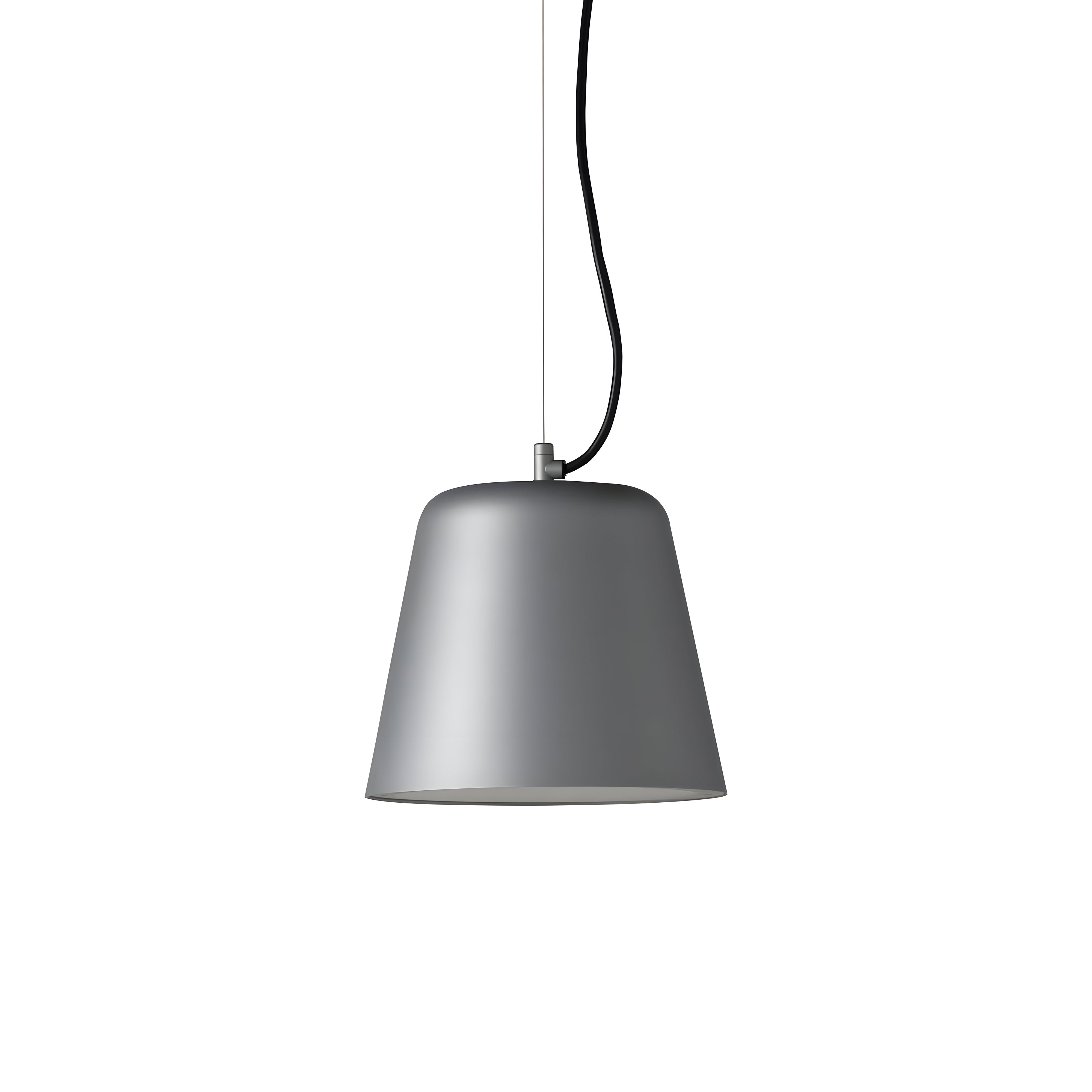 Vaso Pendant Lamp: Aluminum Grey