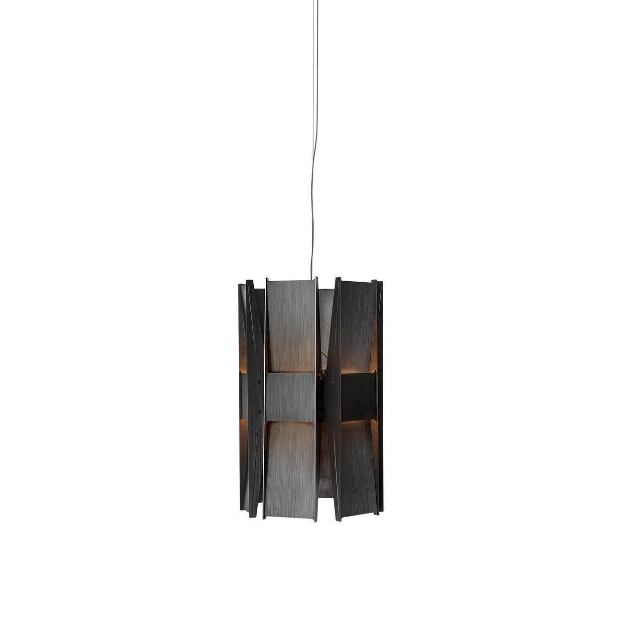 Vector Pendant Light: 6 + Black Steel