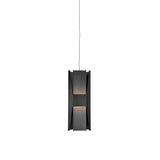 Vector Pendant Light: 3 + Black Steel