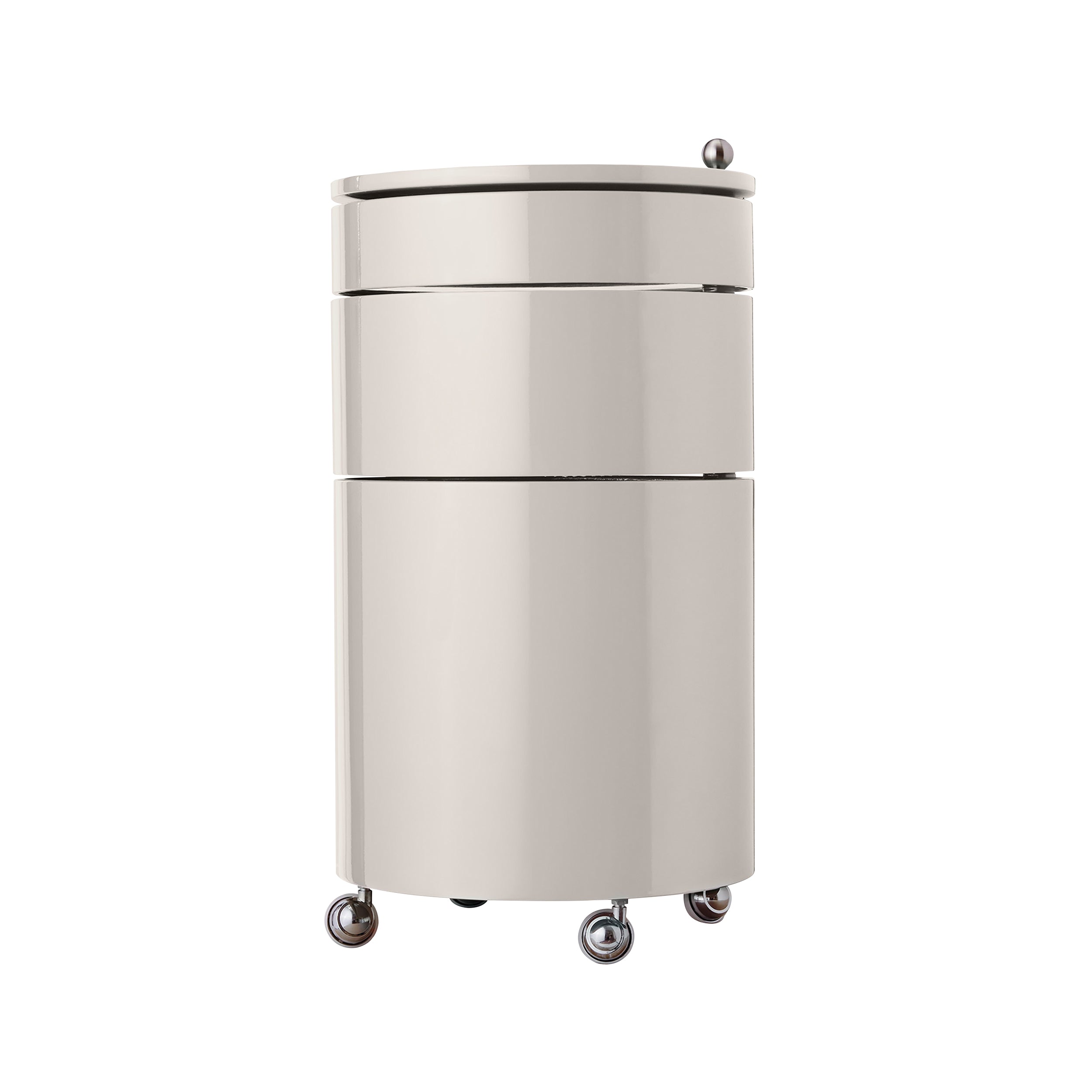 Barboy Rolling Bar Cart: Creamy White