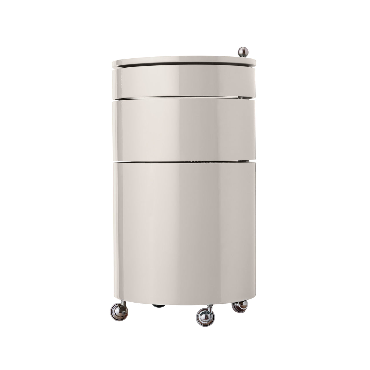 Barboy Rolling Bar Cart: Creamy White