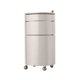 Barboy Rolling Bar Cart: Creamy White