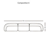 Vesta Modular Sofa: Configuration 6