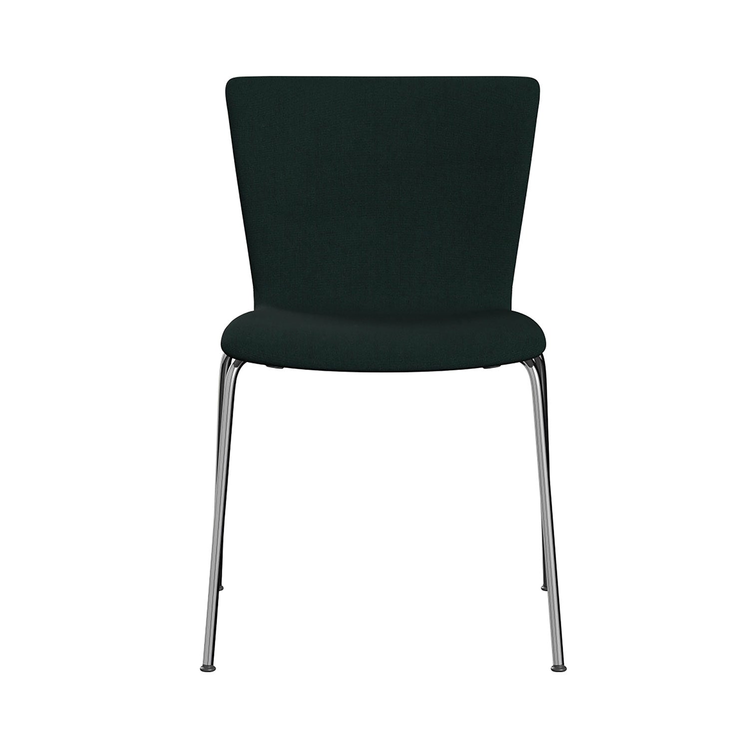 Vico Duo Chair: Fully Upholstered + Without Linking Device + Chrome