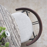 Violin Dining Chair: Seat Upholstered + LS