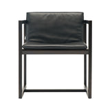 Ren Chair: Black Oak + Black Leather