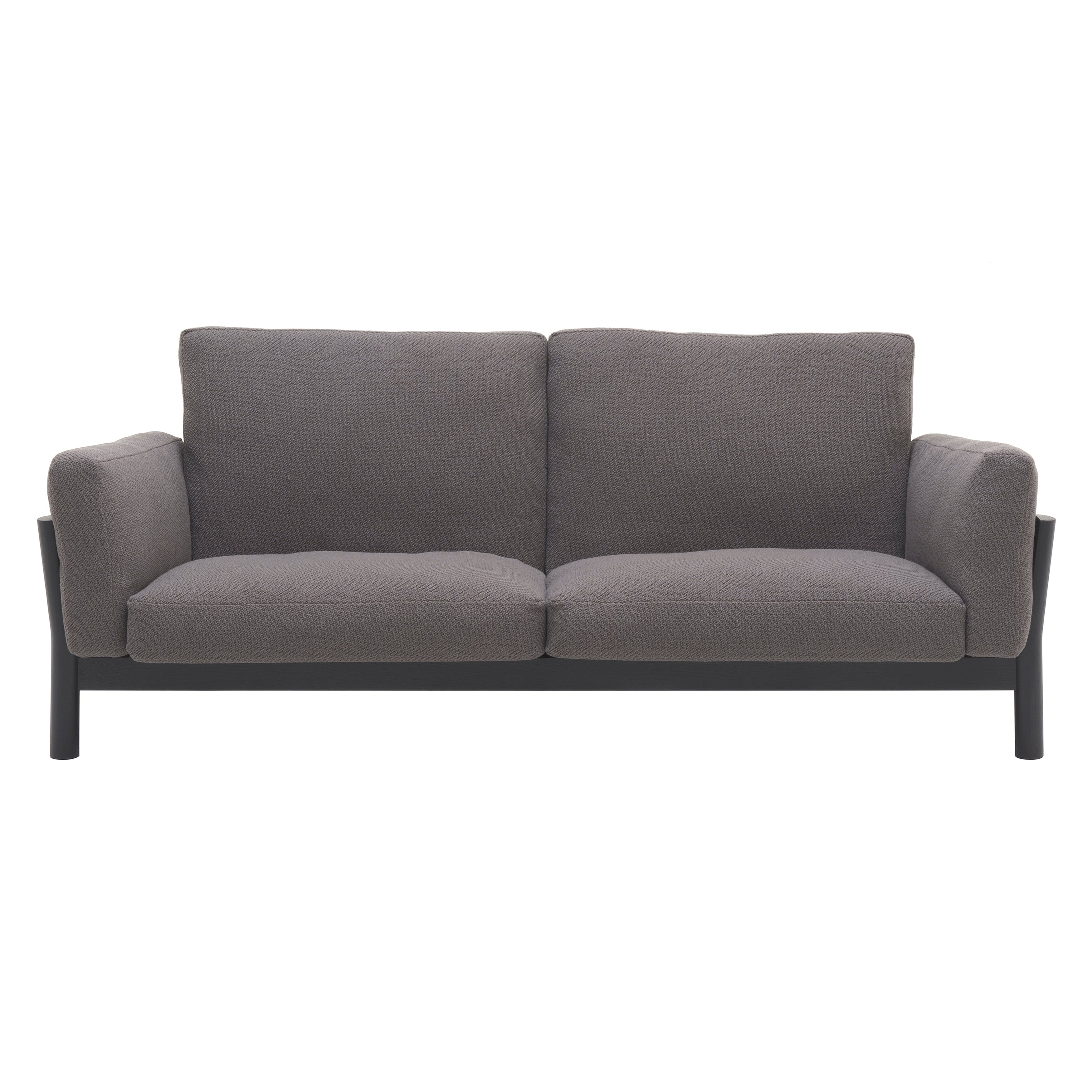 Castor Sofa 3 Seater: Black Oak