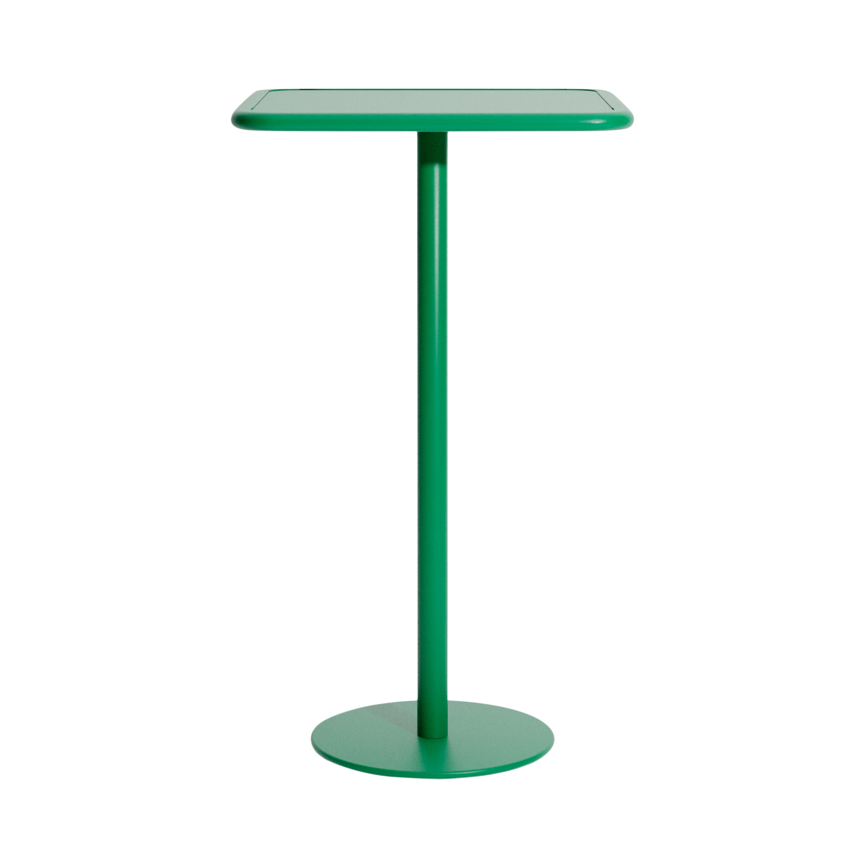 Week-End High Table: Square + Mint Green