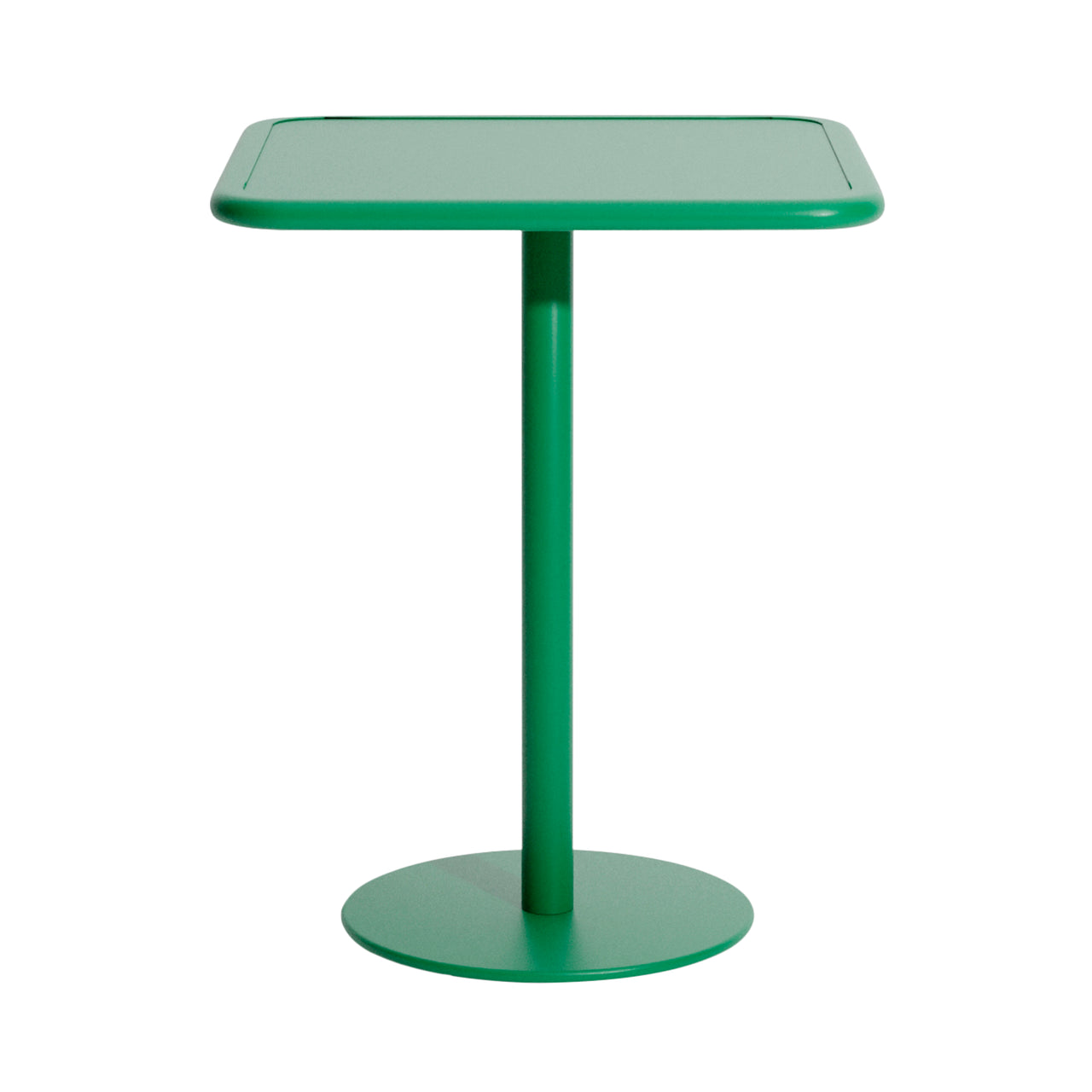 Week-End Bistro Table: Square + Mint Green
