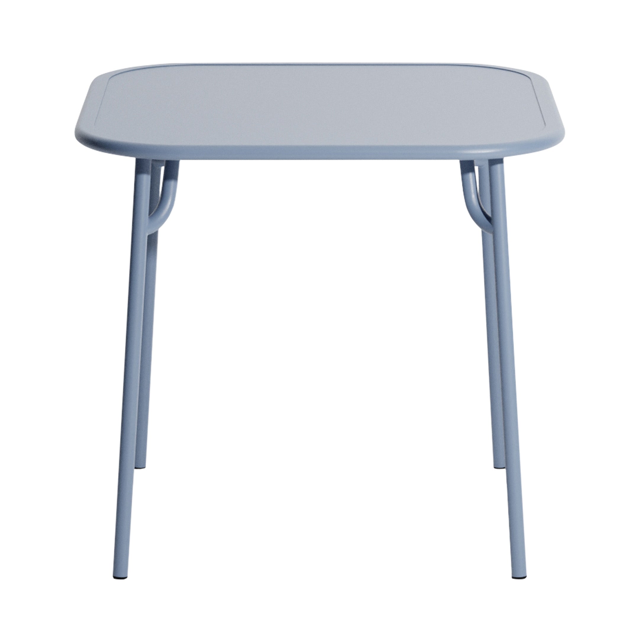 Week-End Square Dining Table: Pigeon Blue