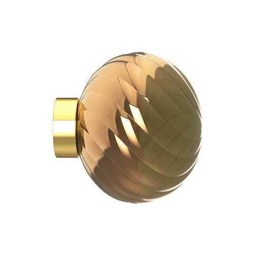 Whirl Surface Wall Lamp: Gold