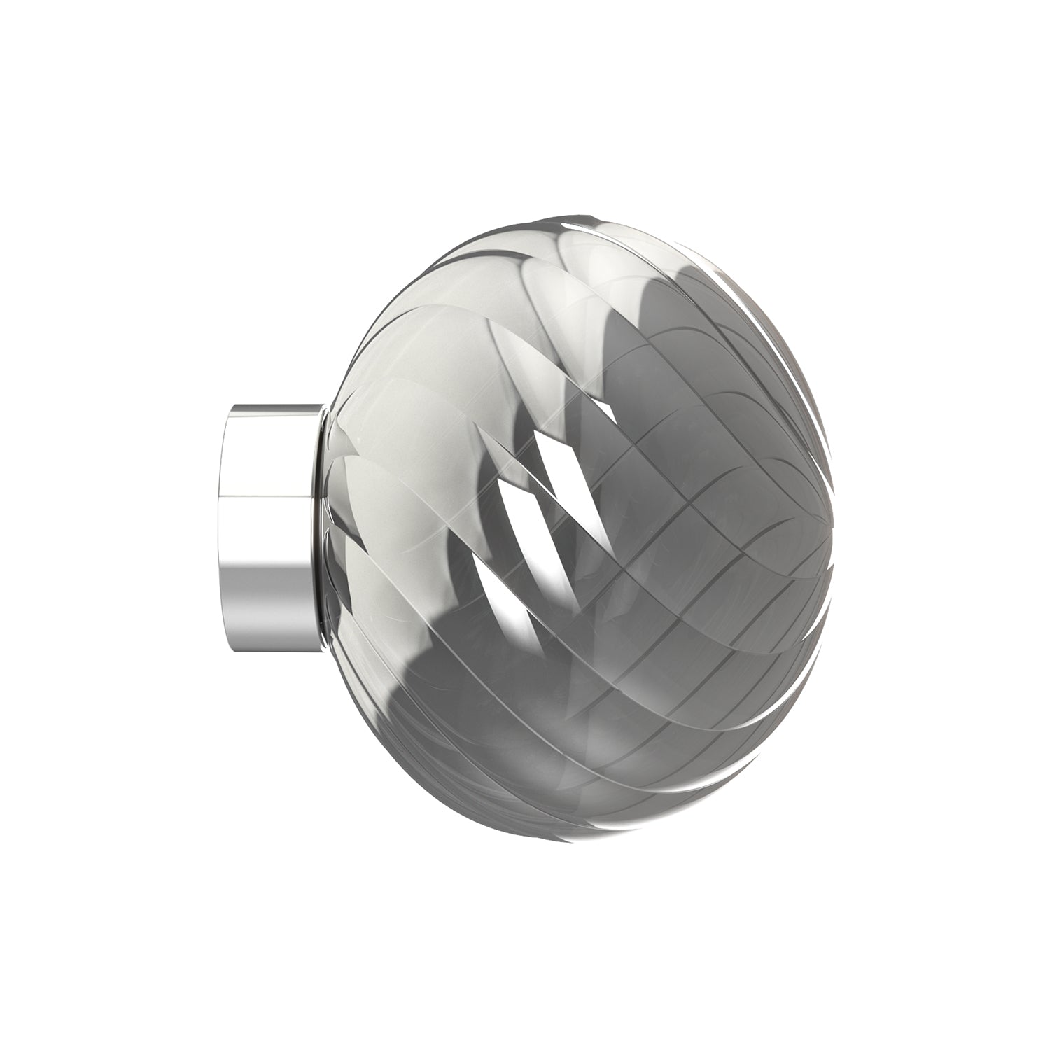 Whirl Surface Wall Lamp: Silver