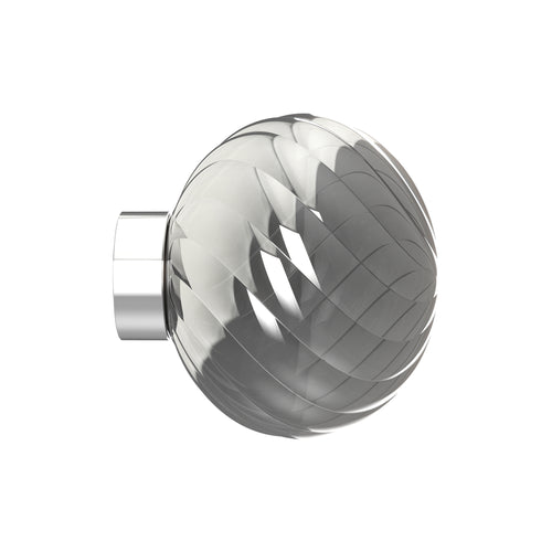 Whirl Surface Wall Lamp: Silver