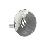 Whirl Surface Wall Lamp: Silver