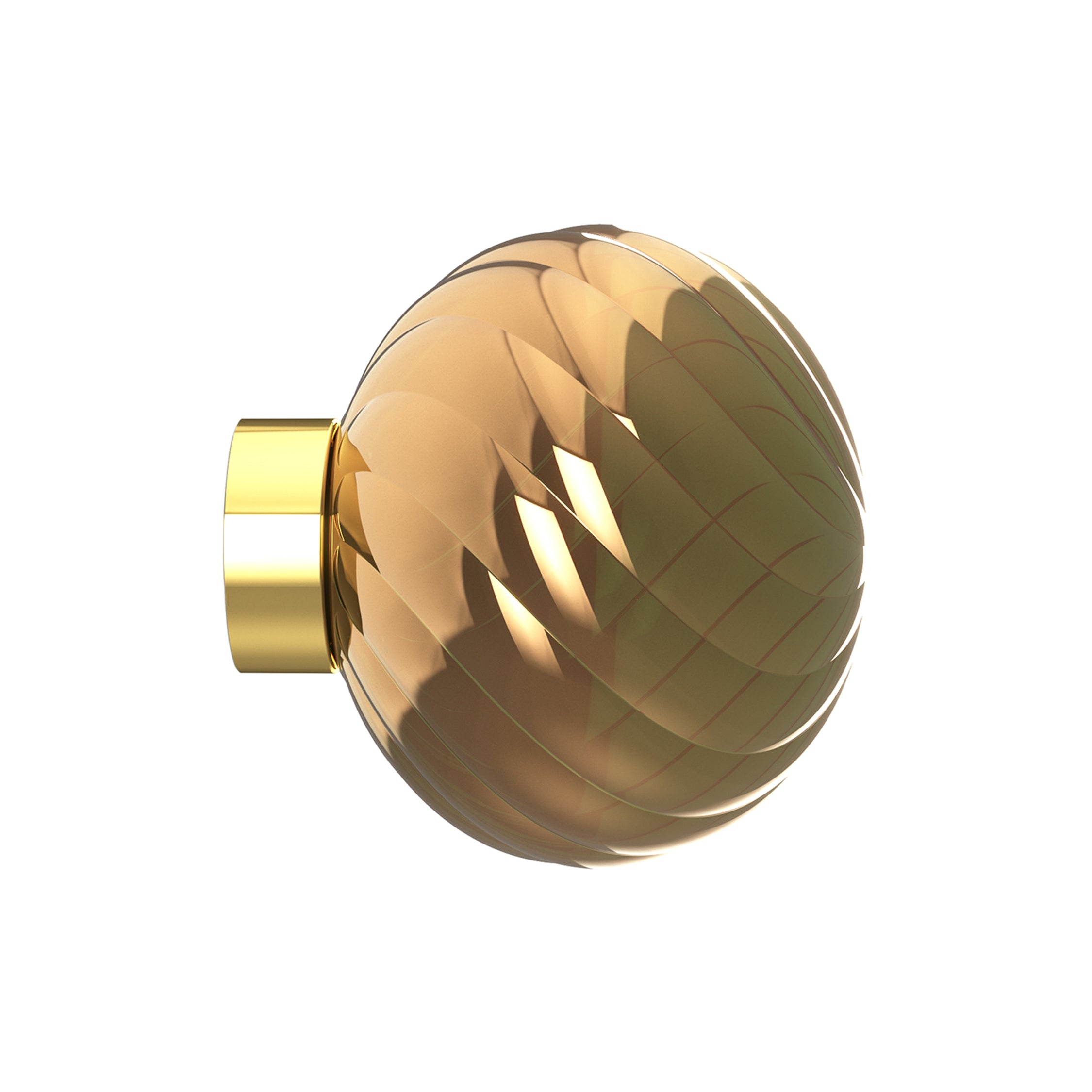 Whirl Surface Wall Lamp: Gold