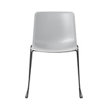 Pato Sledge Chair: Stacking + Stone + Black