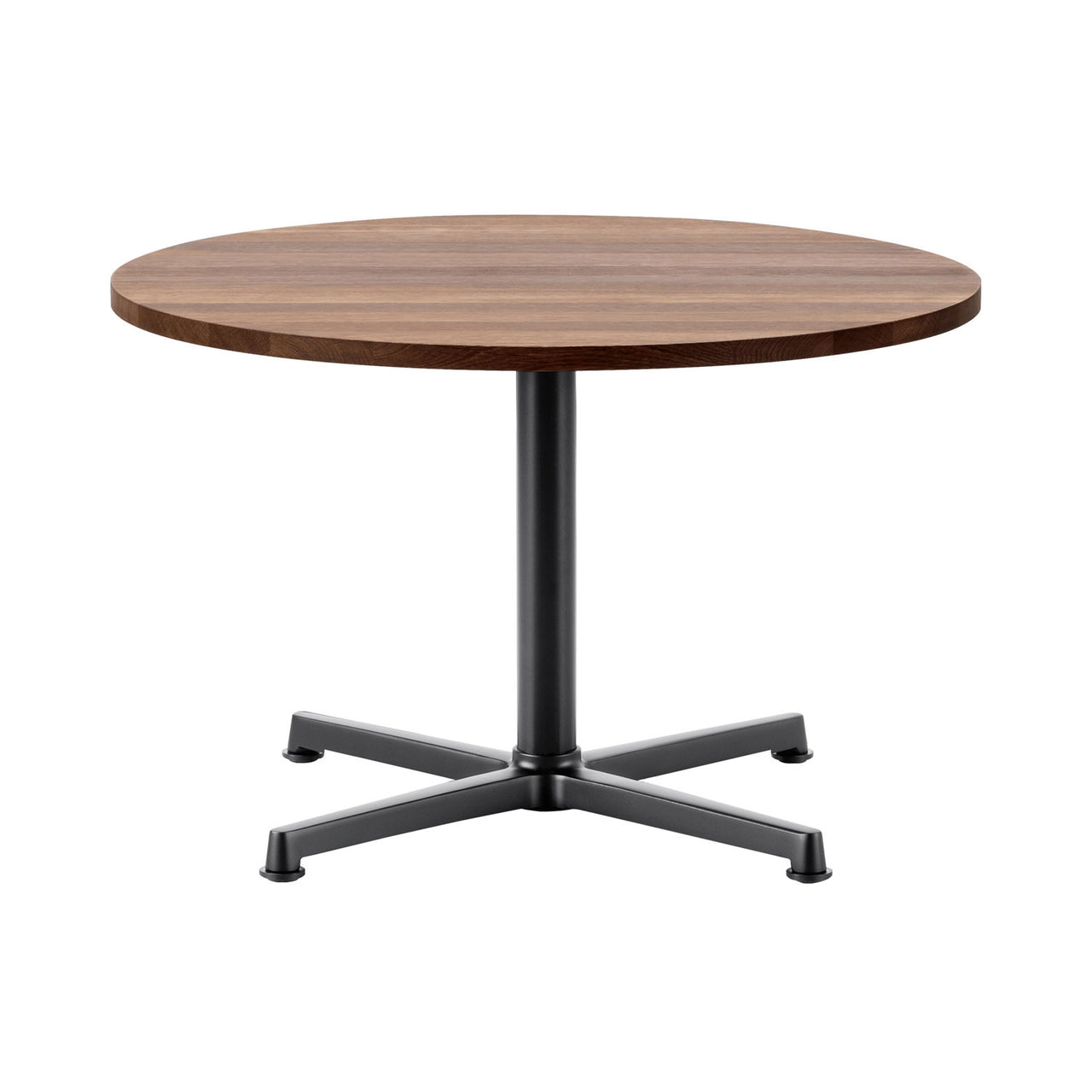 Pato Round Table: Medium + Low + Smoked Oiled Oak + Black