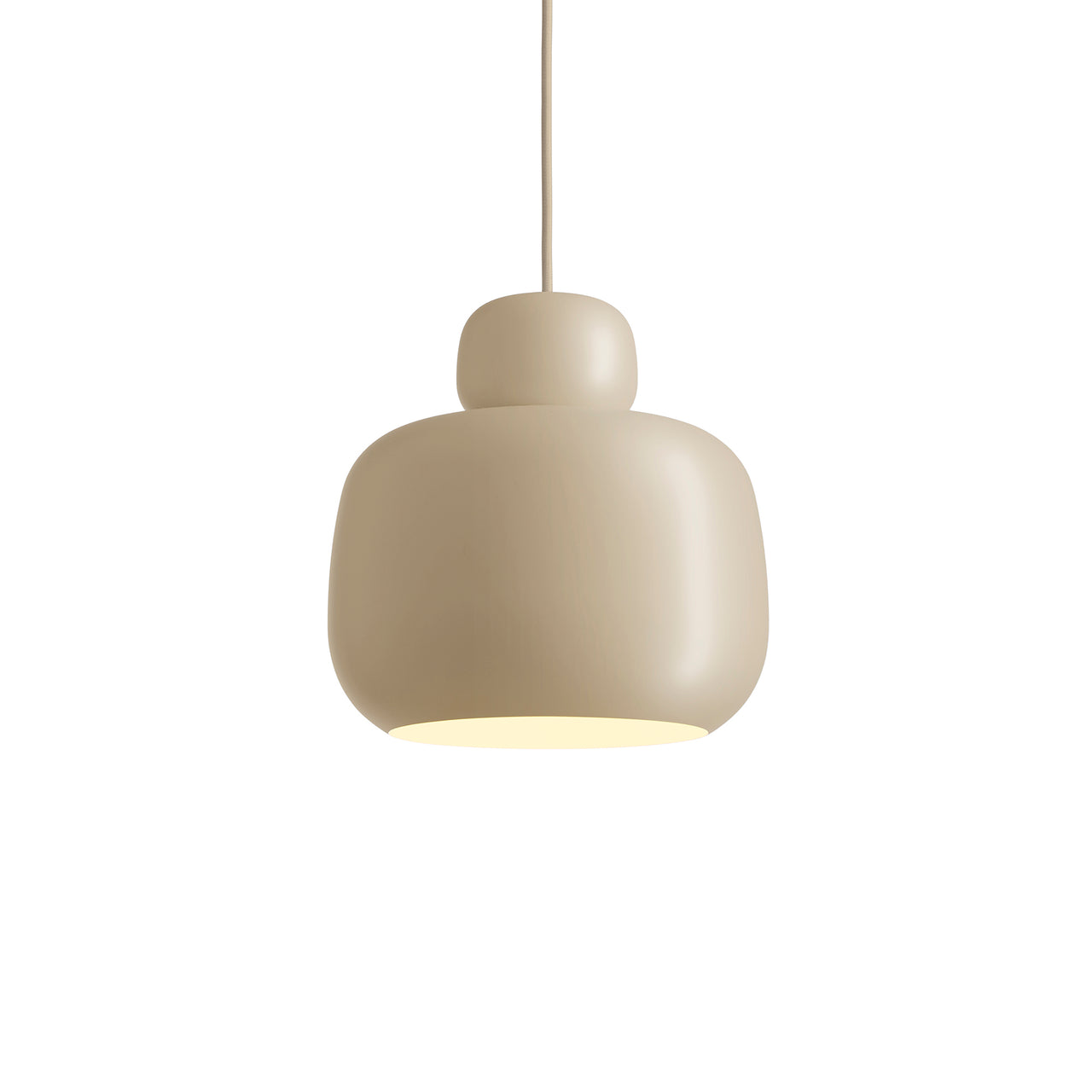 Stone Large Pendant Light: Beige