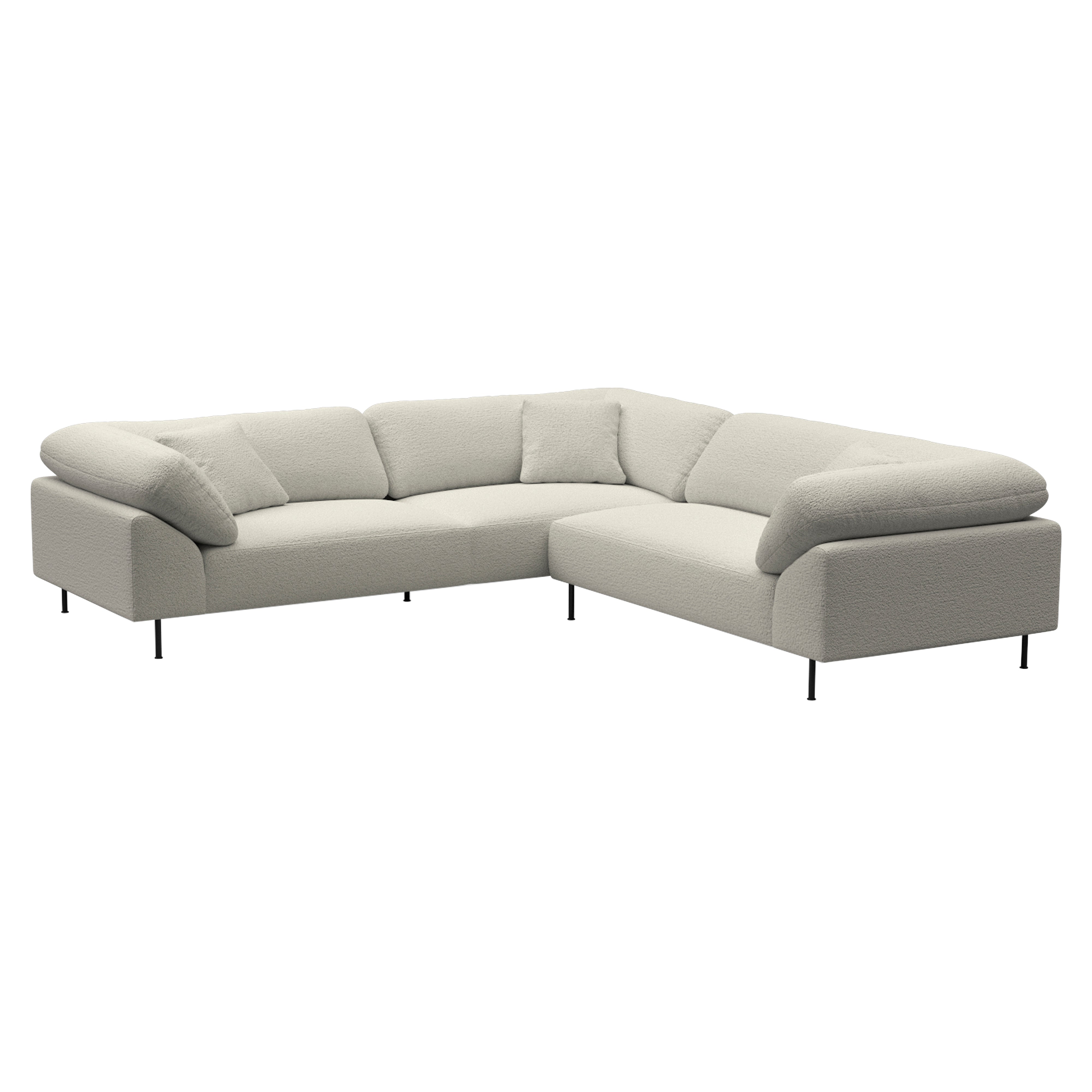 Collar Sectional Sofa: Configuration 1 + Stocked: Barnum 24